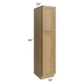 RTA Catalina Toffee 18" x 84" x 24" Wall Pantry Cabinet