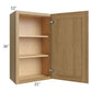RTA Catalina Toffee 21" x 36" Wall Cabinet with 1 Decorative End Panel