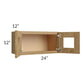 RTA Catalina Toffee 24" x 12" Decorative Wall Cabinet