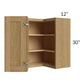RTA Catalina Toffee 24" x 30" Wall Easy Reach Cabinet