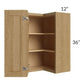 RTA Catalina Toffee 24" x 36" Wall Easy Reach Cabinet