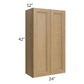 RTA Catalina Toffee 24" x 42" Wall Cabinet with 2 Decorative End Panels