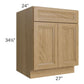 RTA Catalina Toffee 27" Base Cabinet with 2 Decorative End Panels