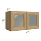 RTA Catalina Toffee 27" x 15" Decorative Wall Cabinet with 1 Decorative End Panel