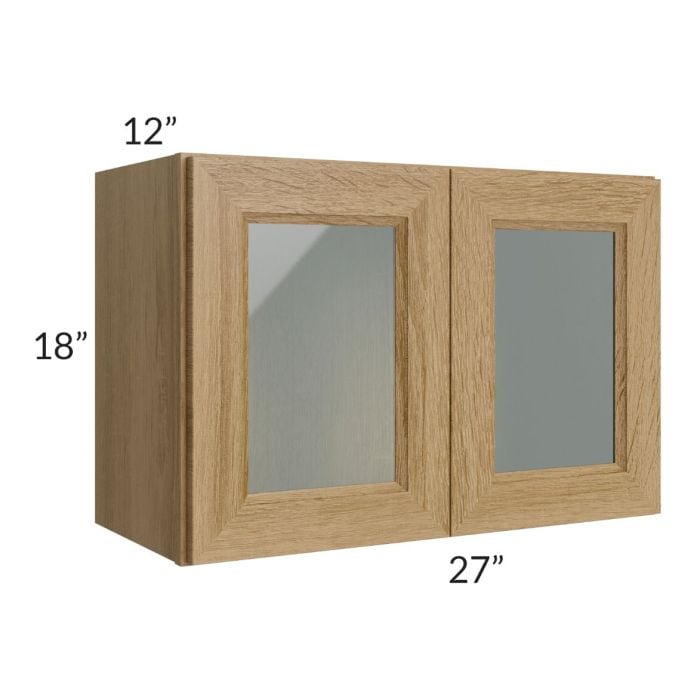 RTA Catalina Toffee 27" x 18" Decorative Wall Cabinet