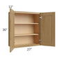 RTA Catalina Toffee 27" x 30" Wall Cabinet with 2 Decorative End Panels