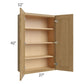 RTA Catalina Toffee 27" x 42" Wall Cabinet with 1 Decorative End Panel