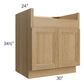 RTA Catalina Toffee 30" Farm Sink Base Cabinet