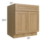 RTA Catalina Toffee 30" Sink Base Cabinet (1 drawer front)