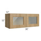 RTA Catalina Toffee 30" x 12" Decorative Wall Cabinet with 2 Decorative End Panels