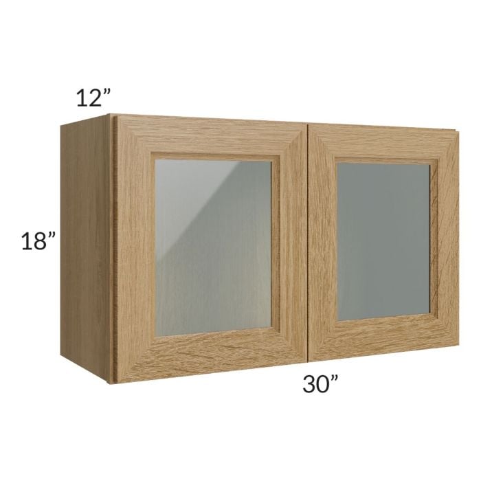 RTA Catalina Toffee 30" x 18" Decorative Wall Cabinet
