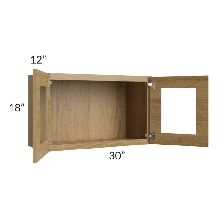 RTA Catalina Toffee 30" x 18" Decorative Wall Cabinet