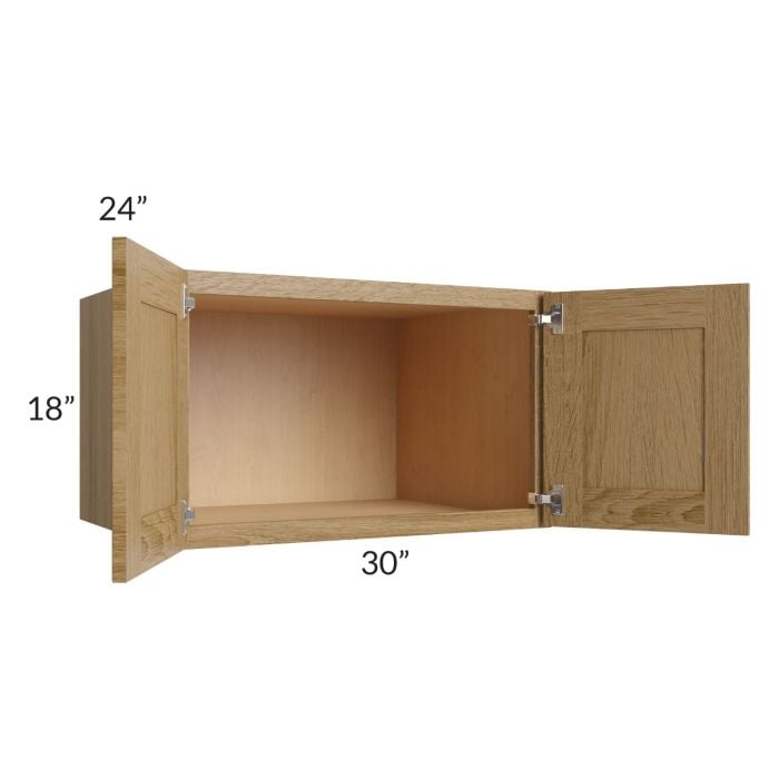 RTA Catalina Toffee 30" x 18" x 24" Wall Cabinet
