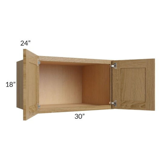 RTA Catalina Toffee 30" x 18" x 24" Wall Cabinet