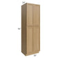 RTA Catalina Toffee 30" x 96" x 24" Wall Pantry Cabinet