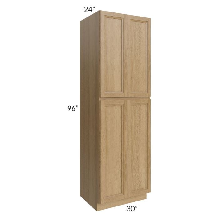 RTA Catalina Toffee 30" x 96" x 24" Wall Pantry Cabinet
