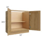 RTA Catalina Toffee 33" Full Height Door Base Cabinet with 1 Decorative End Panel and 1 Roll Out Tray