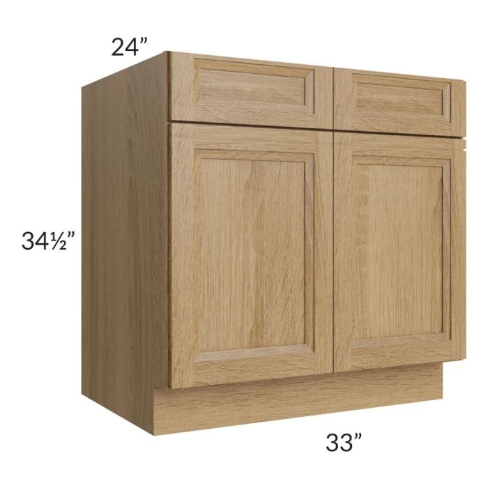RTA Catalina Toffee 33" Sink Base Cabinet