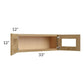 RTA Catalina Toffee 33" x 12" Decorative Wall Cabinet