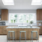 RTA Catalina Toffee 33" x 15" Decorative Wall Cabinet with 2 Decorative End Panels