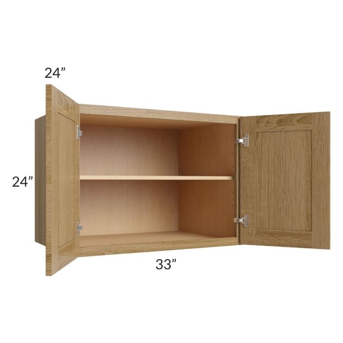 RTA Catalina Toffee 33" x 24" x 24" Wall Cabinet
