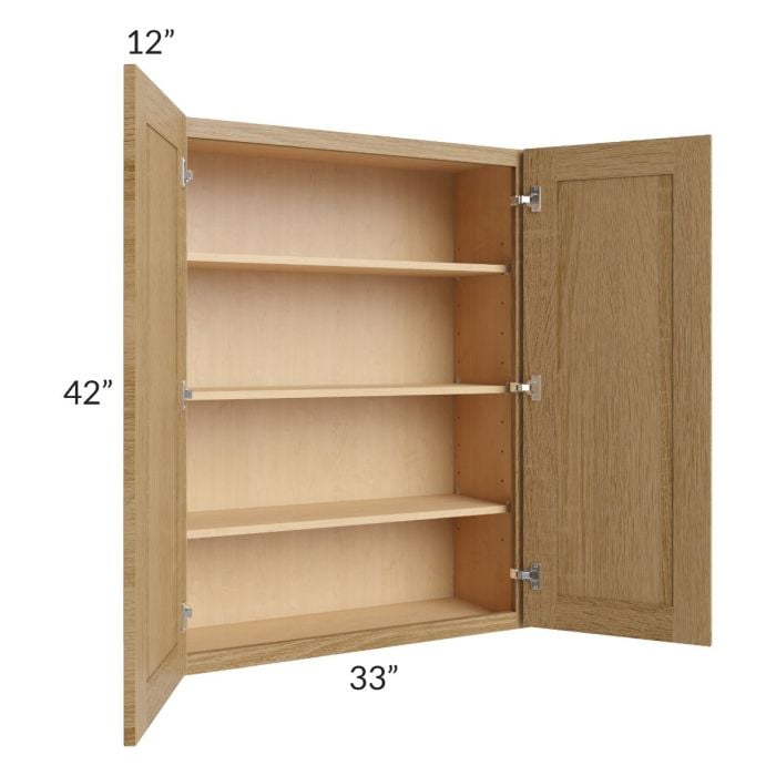 RTA Catalina Toffee 33" x 42" Wall Cabinet
