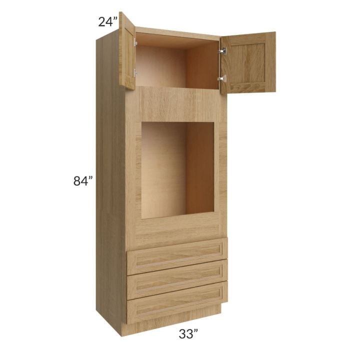 RTA Catalina Toffee 33" x 84" x 24" Oven Cabinet