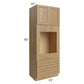 RTA Catalina Toffee 33" x 90" x 24" Oven Cabinet