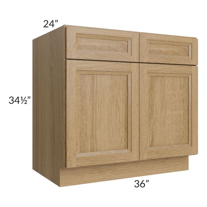 RTA Catalina Toffee 36" Base Cabinet with 1 Roll Out Tray