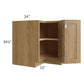 RTA Catalina Toffee 36" Corner Base Cabinet