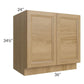 RTA Catalina Toffee 36" Full Height Door Base Cabinet with 1 Roll Out Tray