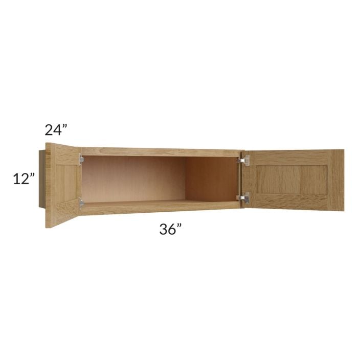 RTA Catalina Toffee 36" x 12" x 24" Wall Cabinet