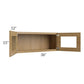 RTA Catalina Toffee 36" x 15" Decorative Wall Cabinet with 2 Decorative End Panels