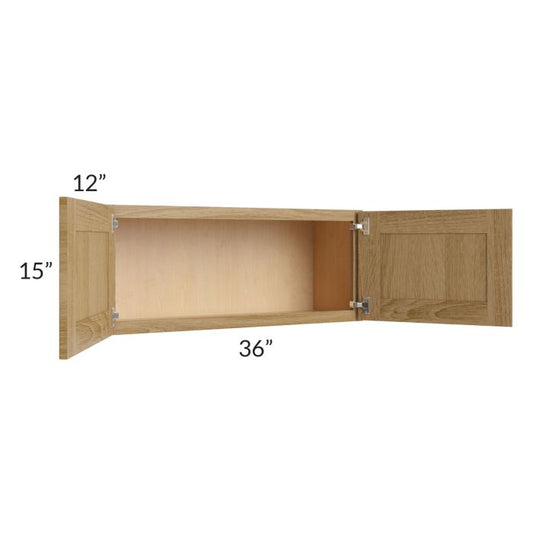 RTA Catalina Toffee 36" x 15" Wall Cabinet