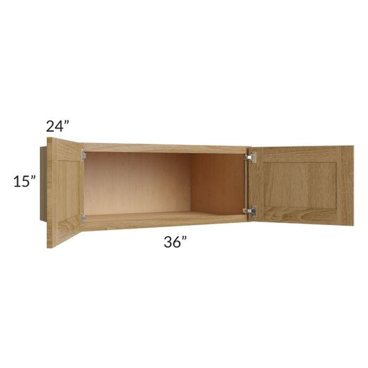 RTA Catalina Toffee 36" x 15" x 24" Wall Cabinet