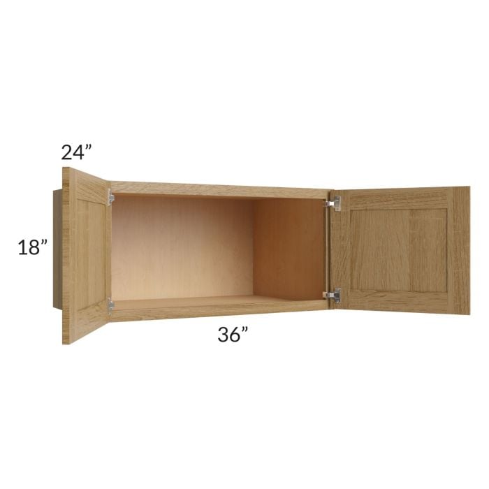 RTA Catalina Toffee 36" x 18" x 24" Wall Cabinet