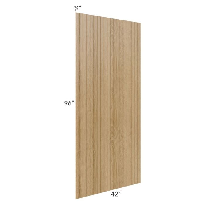 RTA Catalina Toffee 42" x 96" Bead Board Finished Panel