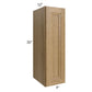 RTA Catalina Toffee 9" x 30" Wall Cabinet with 2 Decorative End Panels