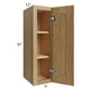 RTA Catalina Toffee 9" x 30" Wall Cabinet with 2 Decorative End Panels