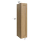 RTA Catalina Toffee 9" x 42" Wall Cabinet
