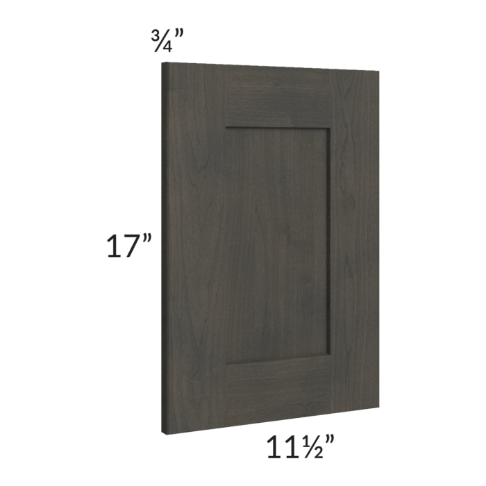 RTA Charcoal Grey Shaker 12" x 18" Wall Decorative Door