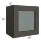 RTA Charcoal Grey Shaker 18" x 18" Decorative Wall Cabinet