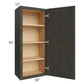 RTA Charcoal Grey Shaker 18" x 42" Wall Cabinet