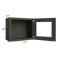 RTA Charcoal Grey Shaker 21" x 18" Decorative Wall Cabinet with 1 Decorative End Panel