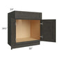 RTA Charcoal Grey Shaker 30" Sink Base Cabinet (1 drawer front)