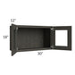 RTA Charcoal Grey Shaker 30" x 18" Decorative Wall Cabinet