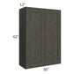 RTA Charcoal Grey Shaker 30" x 42" Wall Cabinet