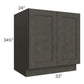 RTA Charcoal Grey Shaker 33" Full Height Door Base Cabinet