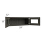 RTA Charcoal Grey Shaker 33" x 12" Decorative Wall Cabinet