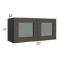 RTA Charcoal Grey Shaker 33" x 15" Decorative Wall Cabinet
